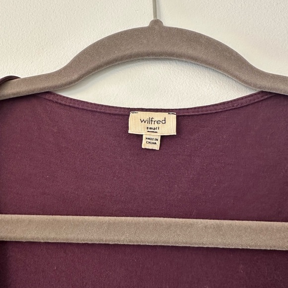 Aritzia- Wilfred Purple Blouse, Size Small - Picture 3 of 3